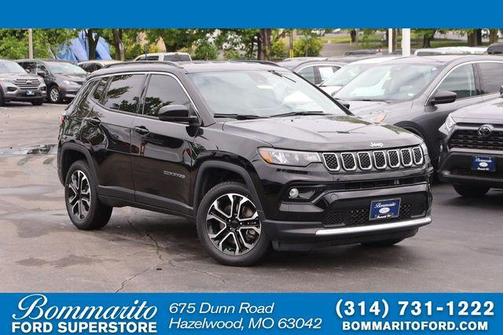 Diamond Black 2023 Jeep Compass Limited