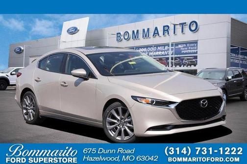 Quartz Metallic 2025 Mazda Mazda3 FWD w/Preferred Package