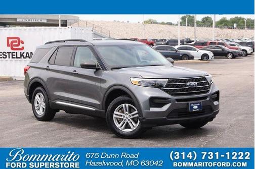 Gray Metallic 2023 Ford Explorer XLT