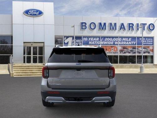 Gray 2026 Ford Explorer Platinum