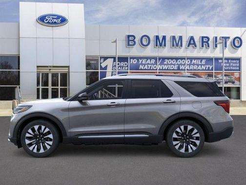 Gray 2026 Ford Explorer Platinum