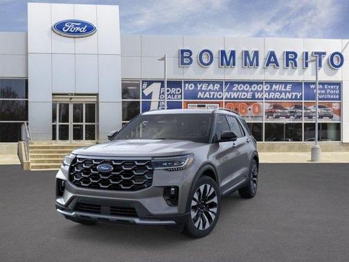 Gray 2026 Ford Explorer Platinum