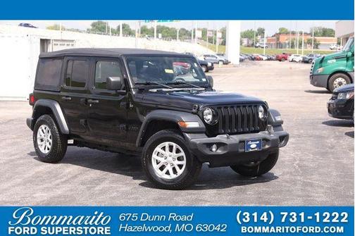 Black Clearcoat 2023 Jeep Wrangler Sport