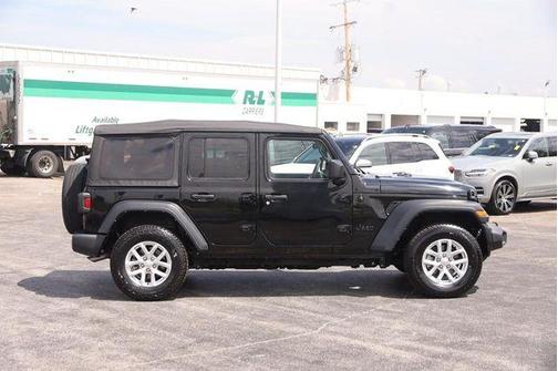 Black Clearcoat 2023 Jeep Wrangler Sport
