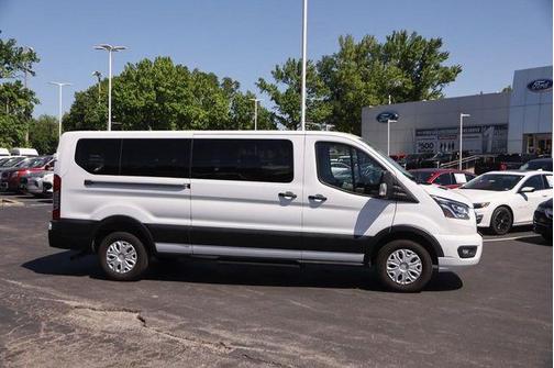 Oxford White 2023 Ford Transit-350 XLT