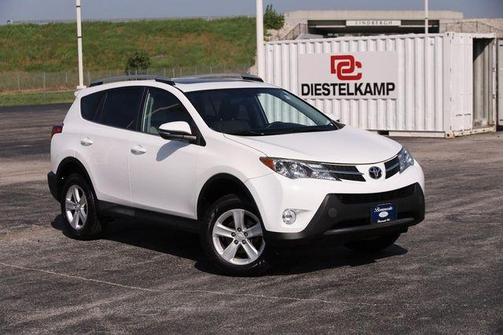 Super White 2014 Toyota RAV4 XLE