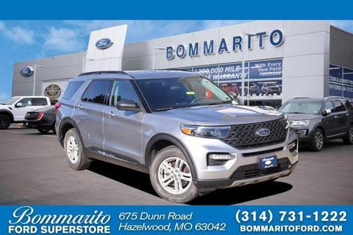 Silver Metallic 2024 Ford Explorer XLT