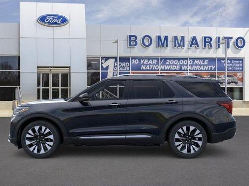 Black 2026 Ford Explorer Platinum