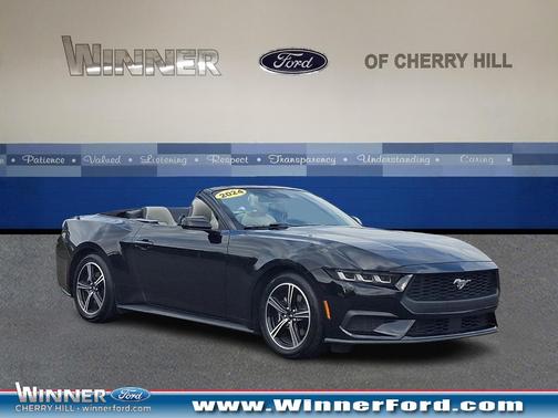 Shadow Black 2024 Ford Mustang EcoBoost Premium