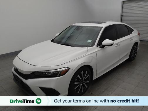 Platinum White Pearl 2022 Honda Civic EX