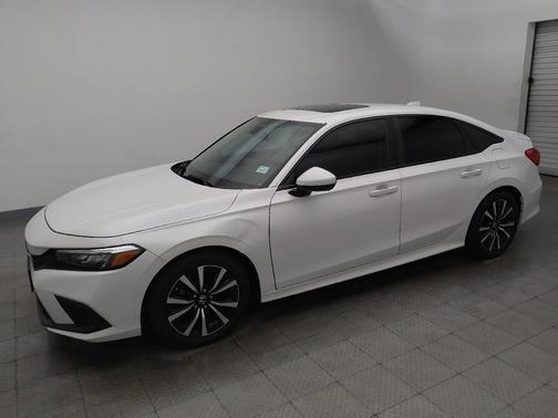 Platinum White Pearl 2022 Honda Civic EX