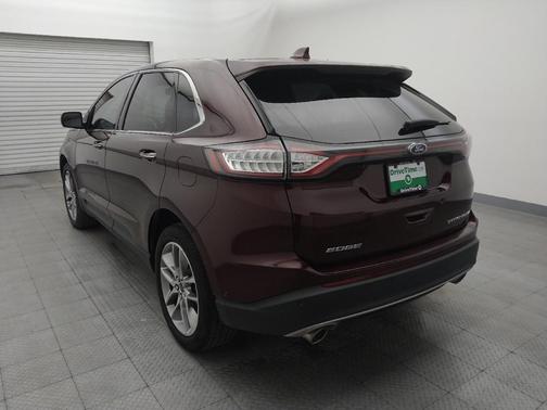 Red 2018 Ford Edge Titanium