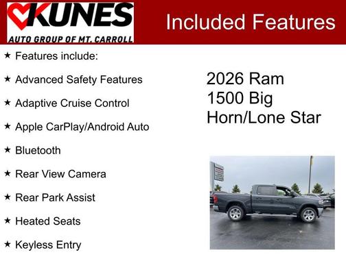 Blue Metallic 2026 RAM 1500 Big Horn/Lone Star