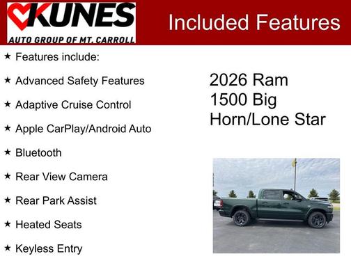 Serrano Red 2026 RAM 1500 Big Horn/Lone Star