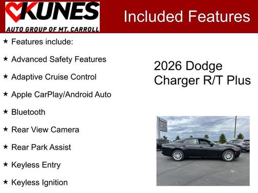 Diamond Black 2026 Dodge Charger R/T