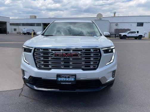 White Frost Tri-Coat 2024 GMC Acadia Denali