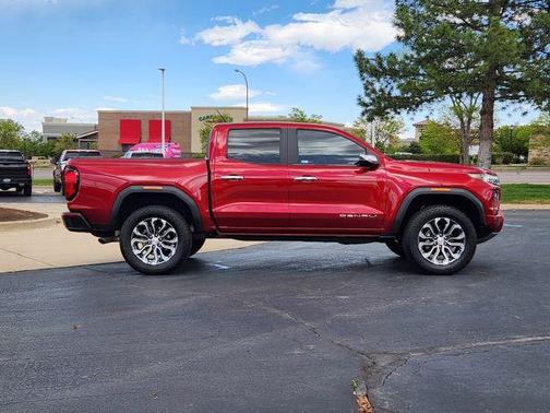 Volcanic Red 2023 GMC Canyon Denali
