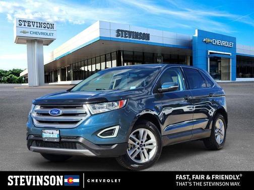 Blue Metallic 2016 Ford Edge SEL