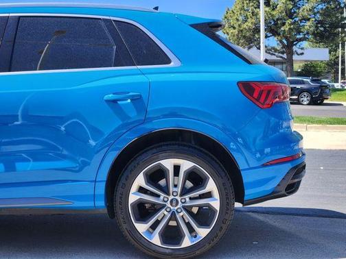 Turbo Blue 2020 Audi Q3 45 S line Premium Plus