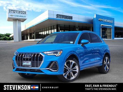 Turbo Blue 2020 Audi Q3 45 S line Premium Plus
