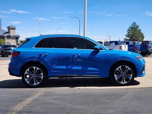 Turbo Blue 2020 Audi Q3 45 S line Premium Plus