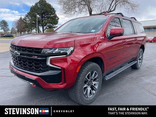 Radiant Red 2023 Chevrolet Suburban Z71