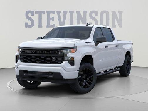 Summit White 2026 Chevrolet Silverado 1500 Custom