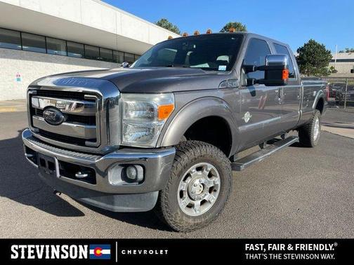Sterling Gray Metallic 2014 Ford F-350 Lariat Super Duty