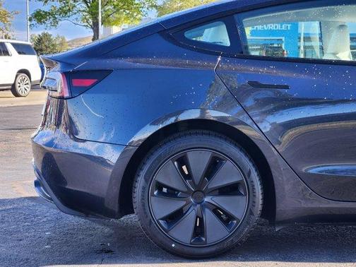Stealth Gray 2025 Tesla Model 3 Long Range