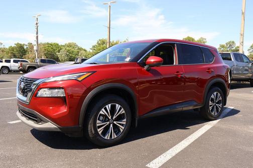 Scarlet Ember Tintcoat 2021 Nissan Rogue SV