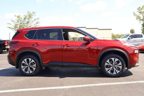 Scarlet Ember Tintcoat 2021 Nissan Rogue SV