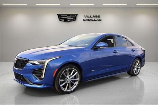 Wave Metallic 2022 Cadillac CT4-V V-Series