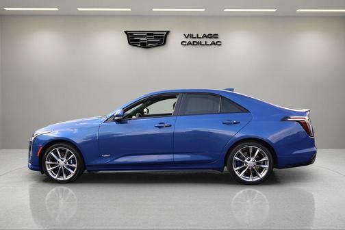 Wave Metallic 2022 Cadillac CT4-V V-Series