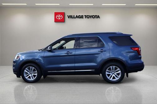 Blue Metallic 2018 Ford Explorer XLT