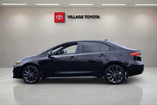 Midnight Black Metallic 2025 Toyota Corolla SE