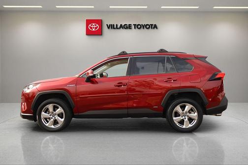 Ruby Flare Pearl 2021 Toyota RAV4 Hybrid XLE Premium