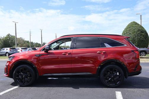 Passion Red Tintcoat 2021 Kia Sorento SX