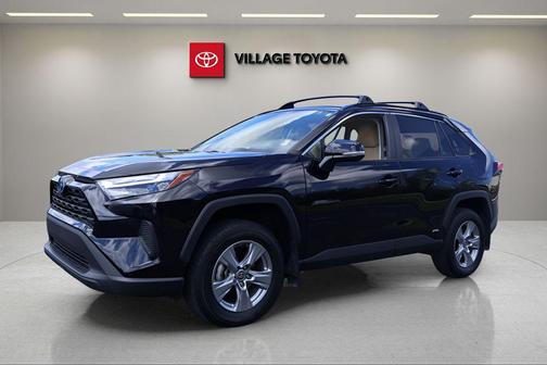 Midnight Black Metallic 2024 Toyota RAV4 Hybrid LE