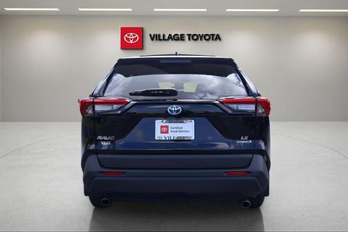 Midnight Black Metallic 2024 Toyota RAV4 Hybrid LE