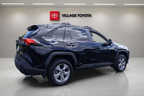 Midnight Black Metallic 2024 Toyota RAV4 Hybrid LE