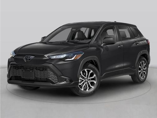Blue Crush Metallic/Jet Black 2025 Toyota Corolla Cross Hybrid SE