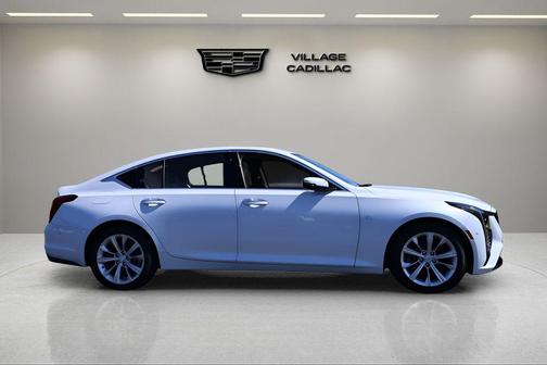 Vibrant White Tricoat 2026 Cadillac CT5 Premium Luxury