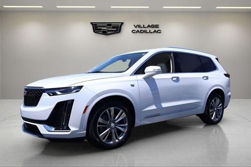 Crystal White Tricoat 2023 Cadillac XT6 Premium Luxury FWD