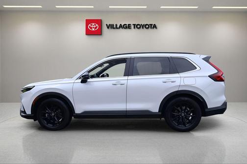 Platinum White Pearl 2025 Honda CR-V Hybrid Sport FWD