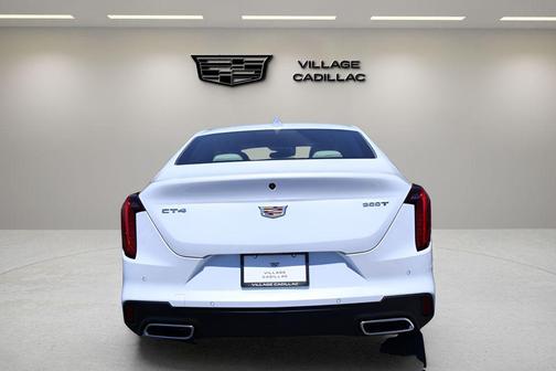 Vibrant White Tricoat 2026 Cadillac CT4 Premium Luxury RWD