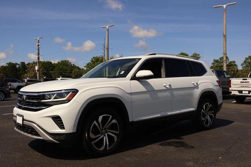 White 2021 Volkswagen Atlas 3.6L SEL Premium
