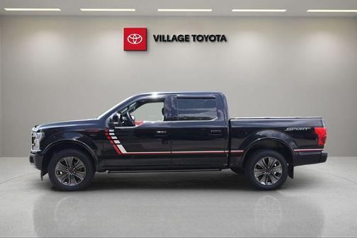 Shadow Black 2018 Ford F-150 Lariat