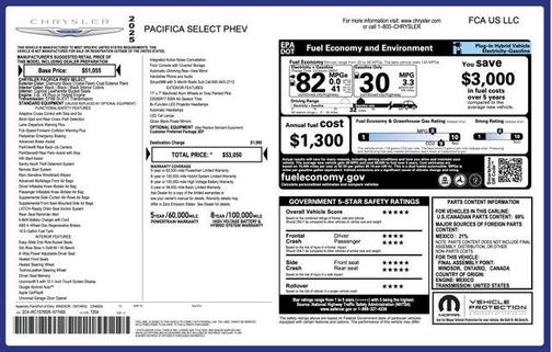 2025 Chrysler Pacifica Hybrid Select