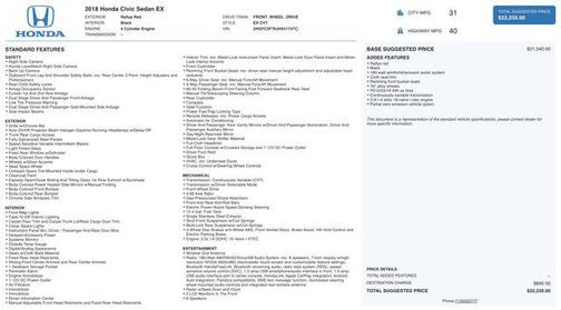 2018 Honda Civic EX