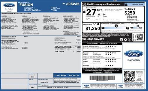 2017 Ford Fusion SE